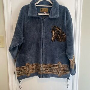 Vintage Bear Ridge Outfitters Jacket Horses